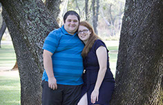 Photograph of a happy couple